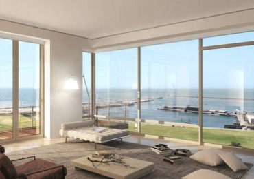 Semipiso 4 ambientes frente al golf- Playa grande